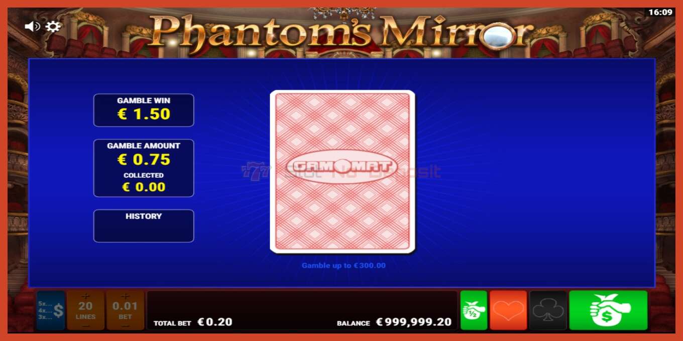 Slot screenshot: Phantoms Mirror no deposit, number - 4