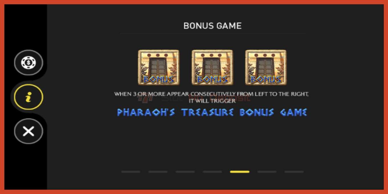 Slot screenshot: Pharaon no deposit, number - 2