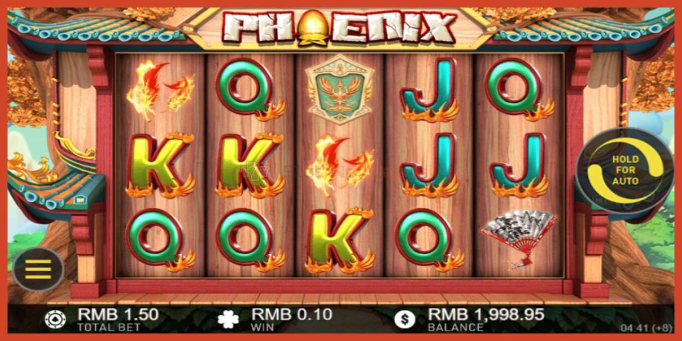 Slot screenshot: Phoenix no deposit, number - 1