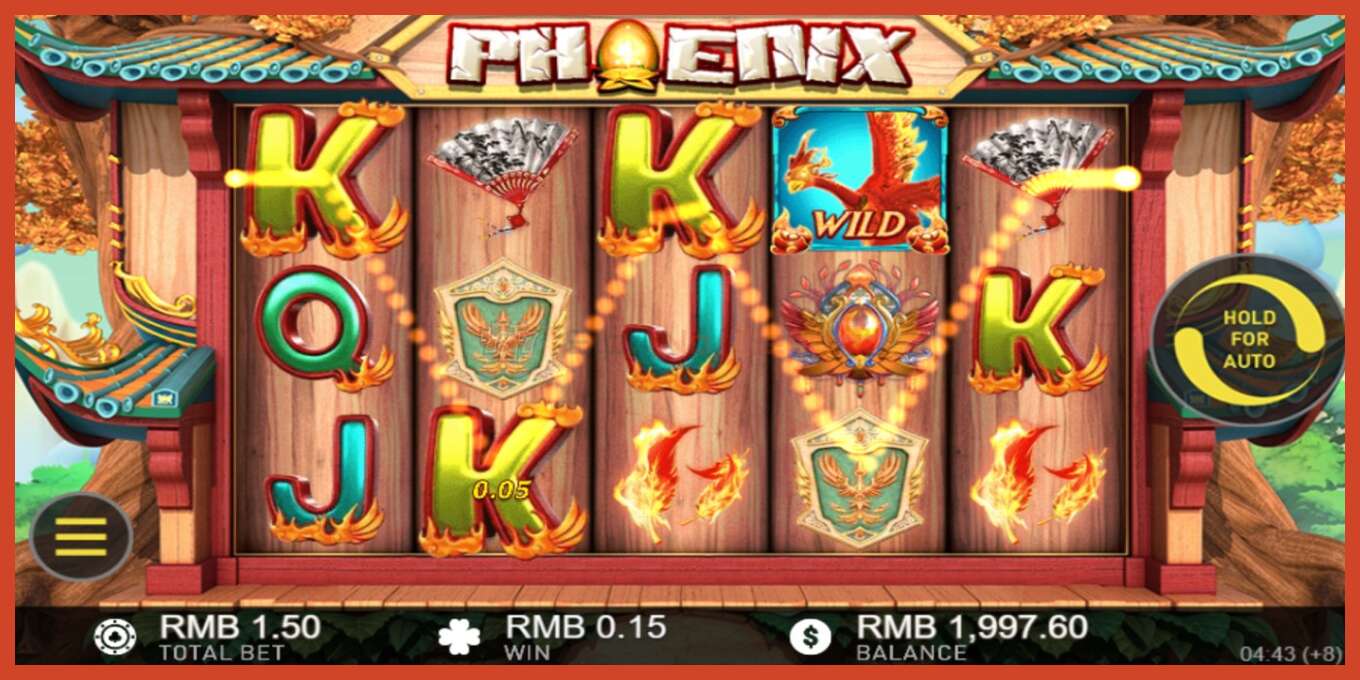 Slot screenshot: Phoenix no deposit, number - 2