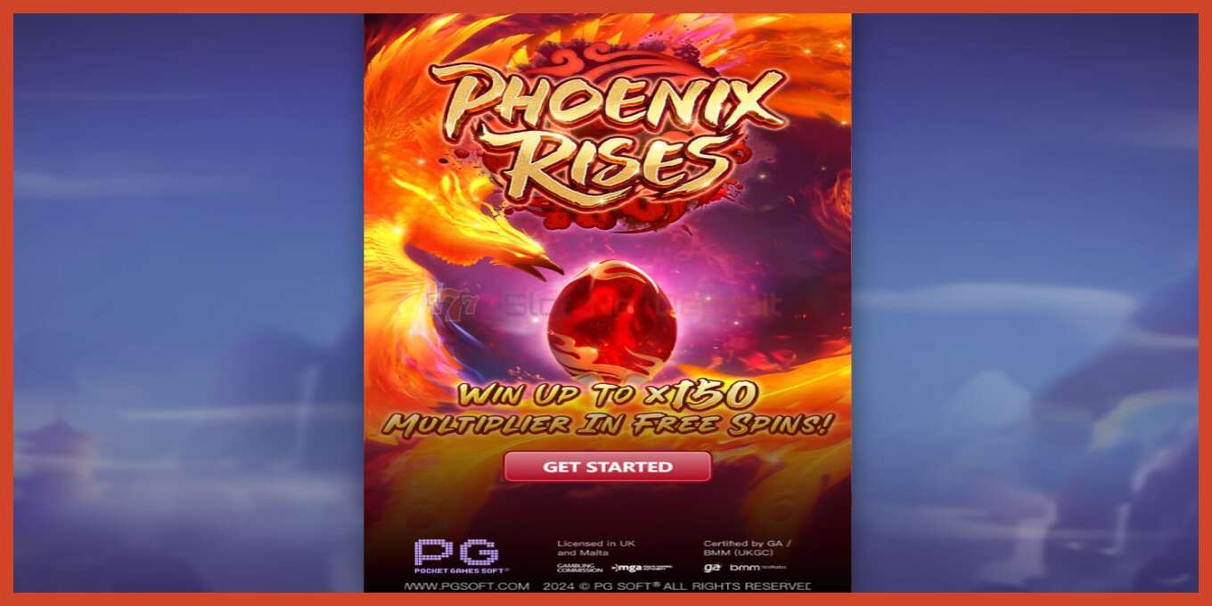 Zrzut ekranu slotu: Phoenix Rises bez depozytu, numer - 1