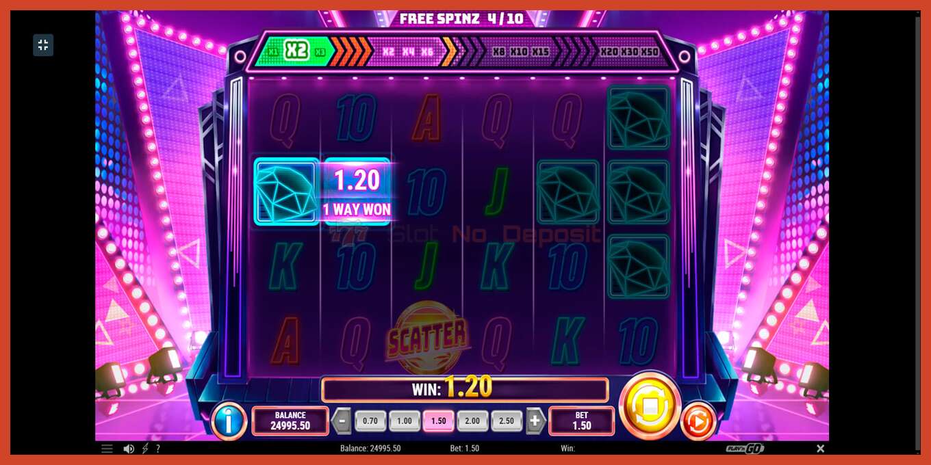 Slot screenshot: Piggy Blitz Disco Gold no deposit, number - 3