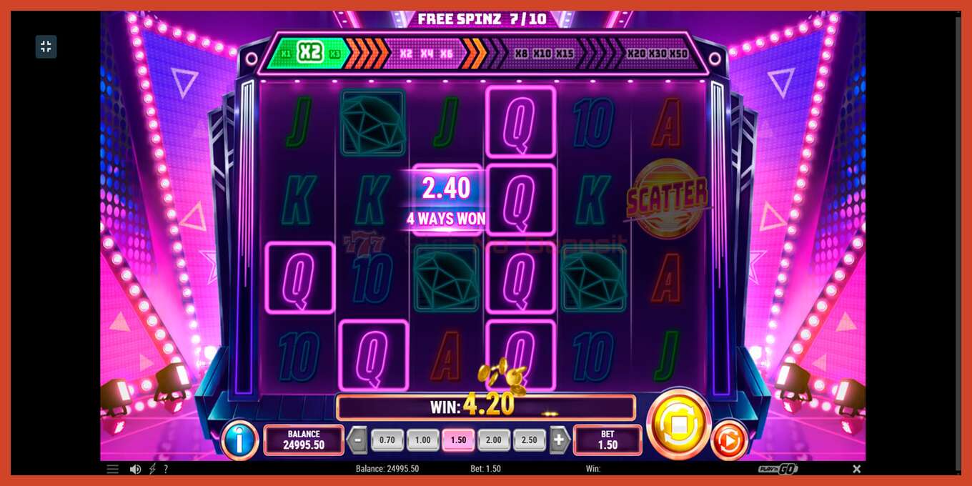 Slot screenshot: Piggy Blitz Disco Gold no deposit, number - 4