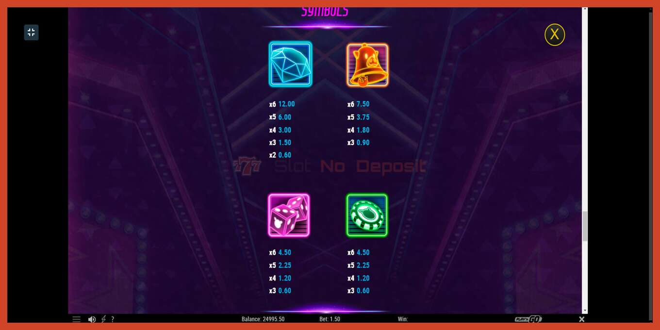 Slot screenshot: Piggy Blitz Disco Gold no deposit, number - 6