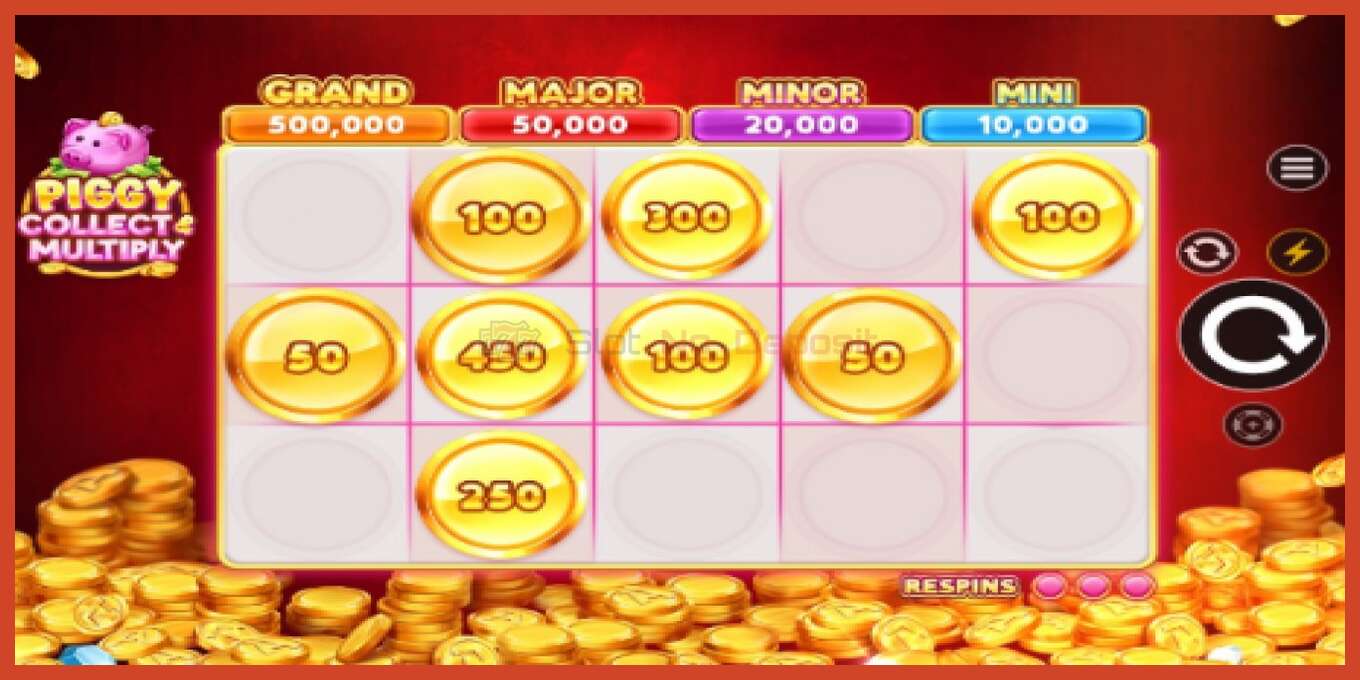 Slot скриншоту: Piggy Collect & Multiply депозит жок, саны - 5