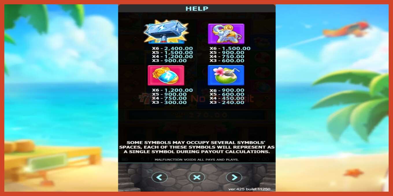 Slot screenshot: Piggy Master no deposit, number - 5