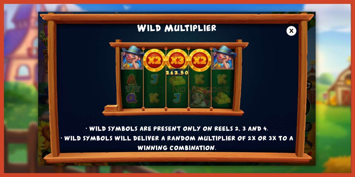 Slot screenshot: Piggy Millionaire no deposit, number - 5