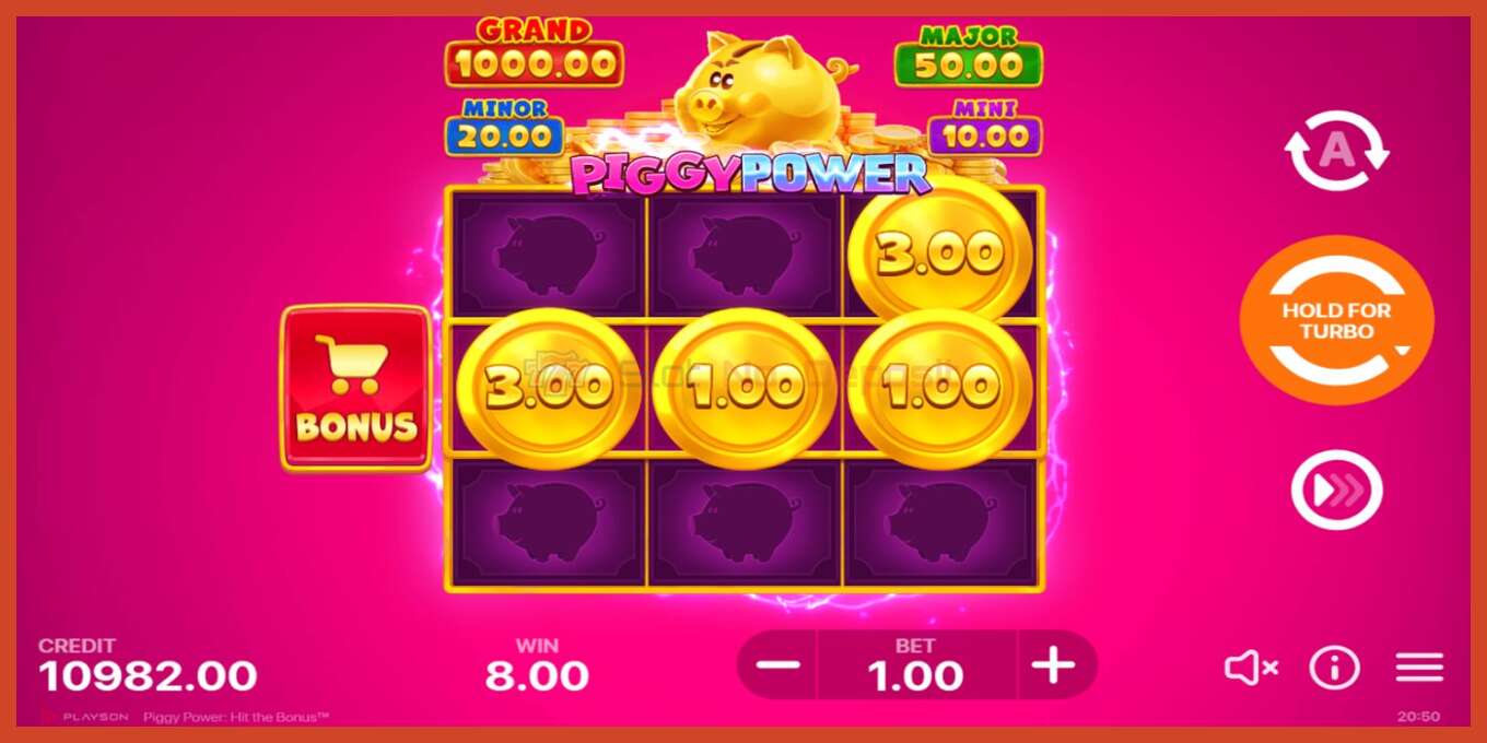 Slot skrinshoti: Piggy Power depozit yoq, raqam - 3