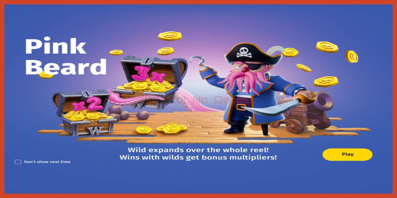 Slot screenshot: Pink Beard no deposit, number - 6