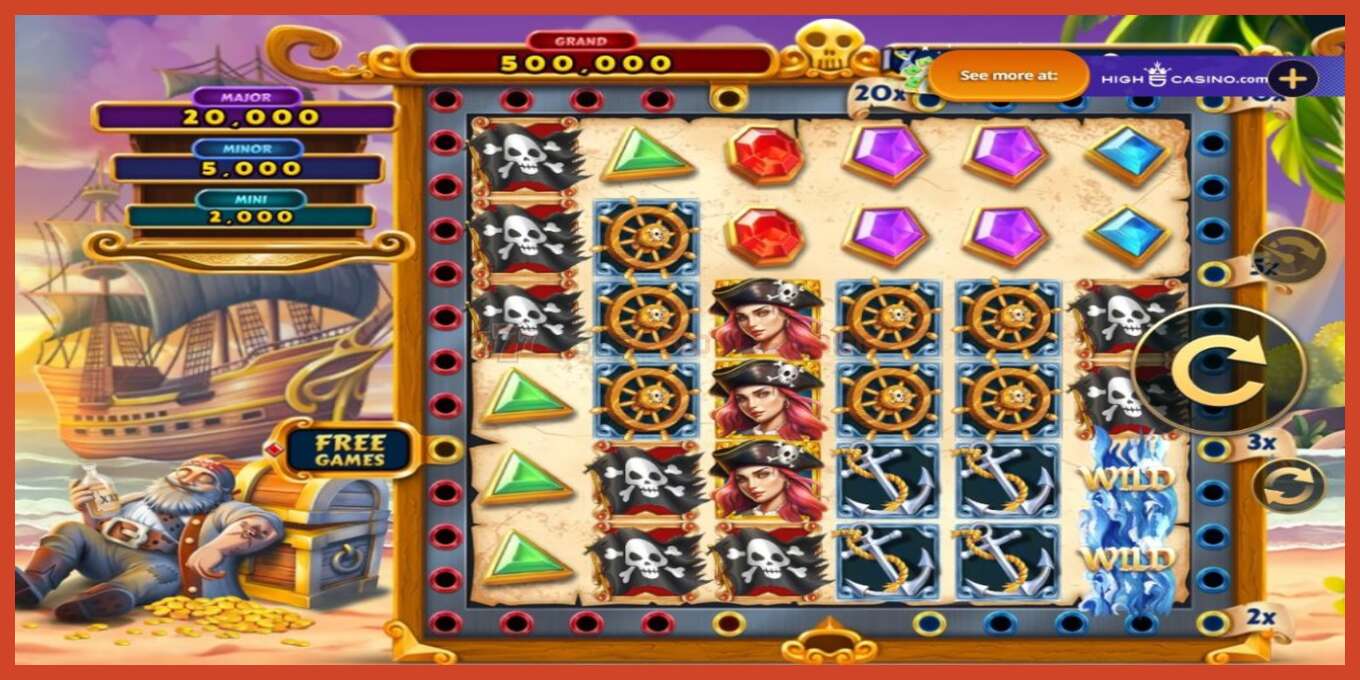 Slot screenshot: Pirates Prosperity Wild Train no deposit, number - 2