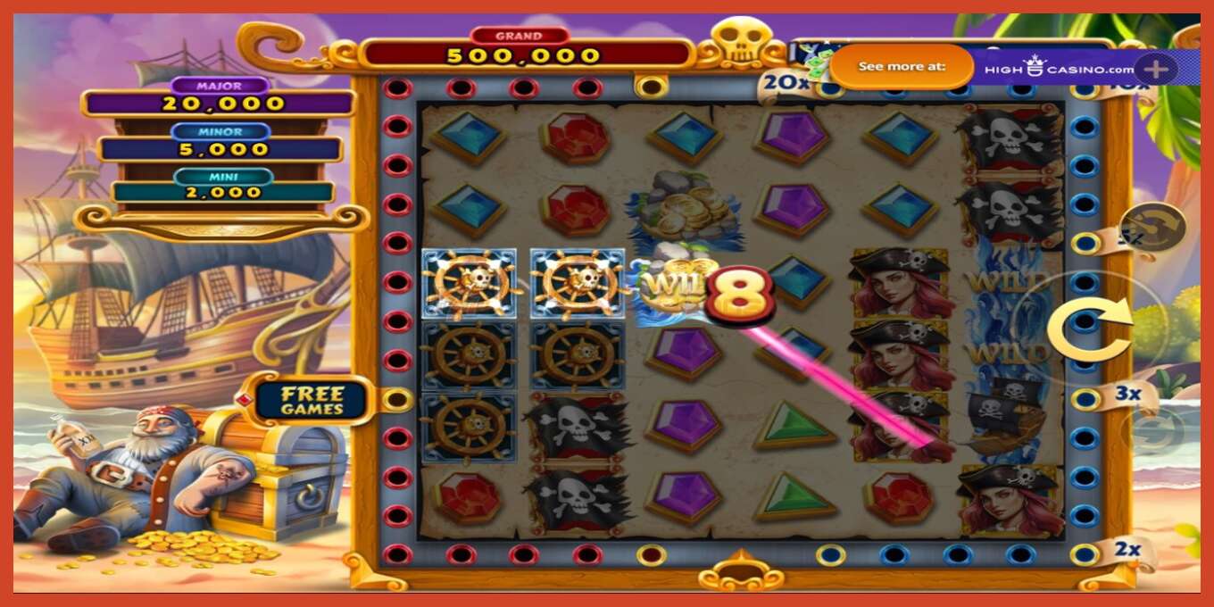 Slot screenshot: Pirates Prosperity Wild Train no deposit, number - 4