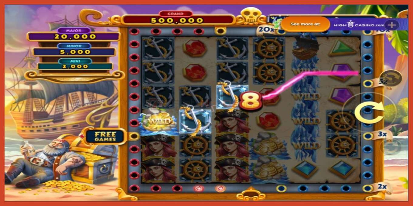 Slot screenshot: Pirates Prosperity Wild Train no deposit, number - 5