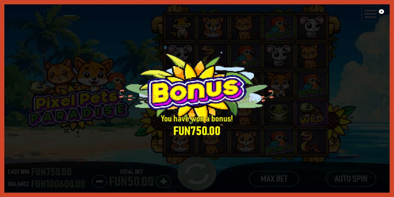 Slot screenshot: Pixel Pets Paradise no deposit, number - 3