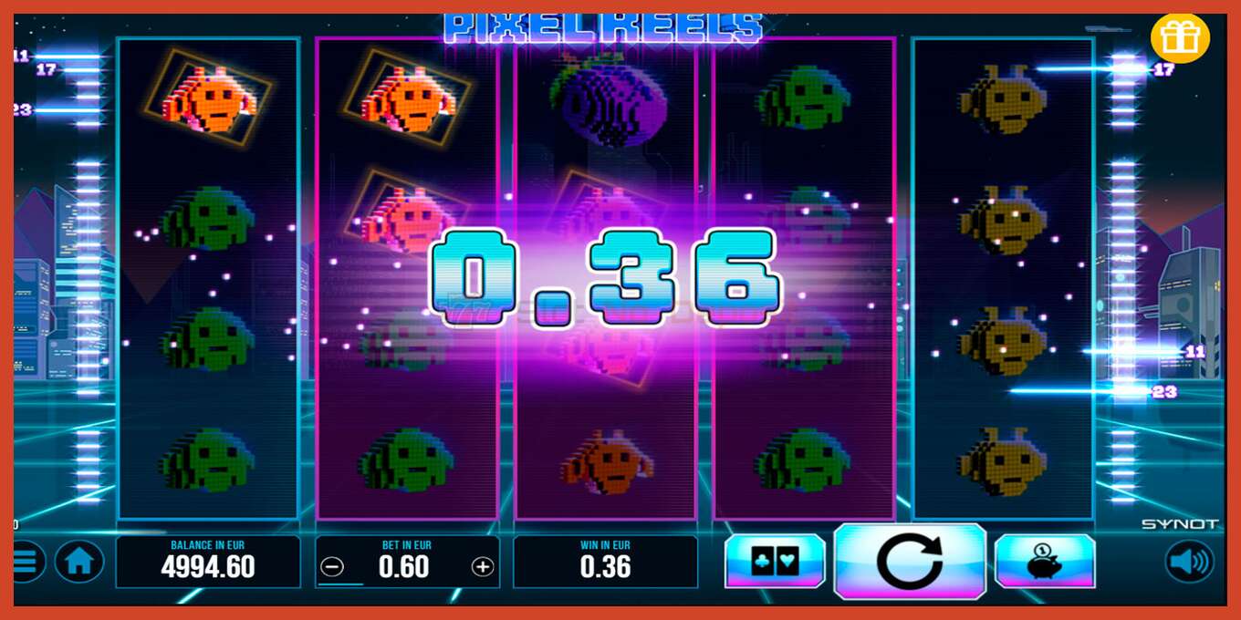 Slot screenshot: Pixel Reels no deposit, number - 4