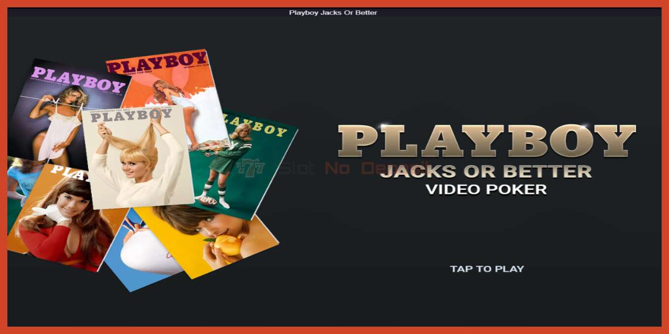 Slot screenshot: Playboy Jacks or Better no deposit, number - 1