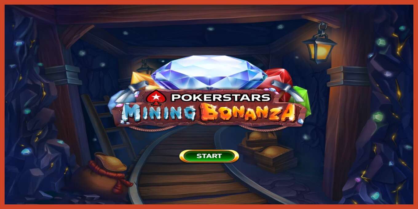 Slot screenshot: Pokerstars Mining Bonanza no deposit, number - 1