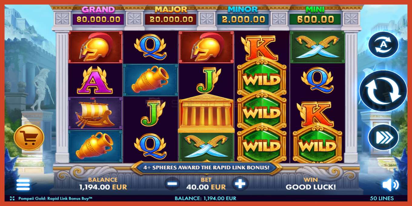 Անցքի սքրինշոթ: Pompeii Gold Rapid Link Bonus Buy ոչ ավանդ, համարը - 2