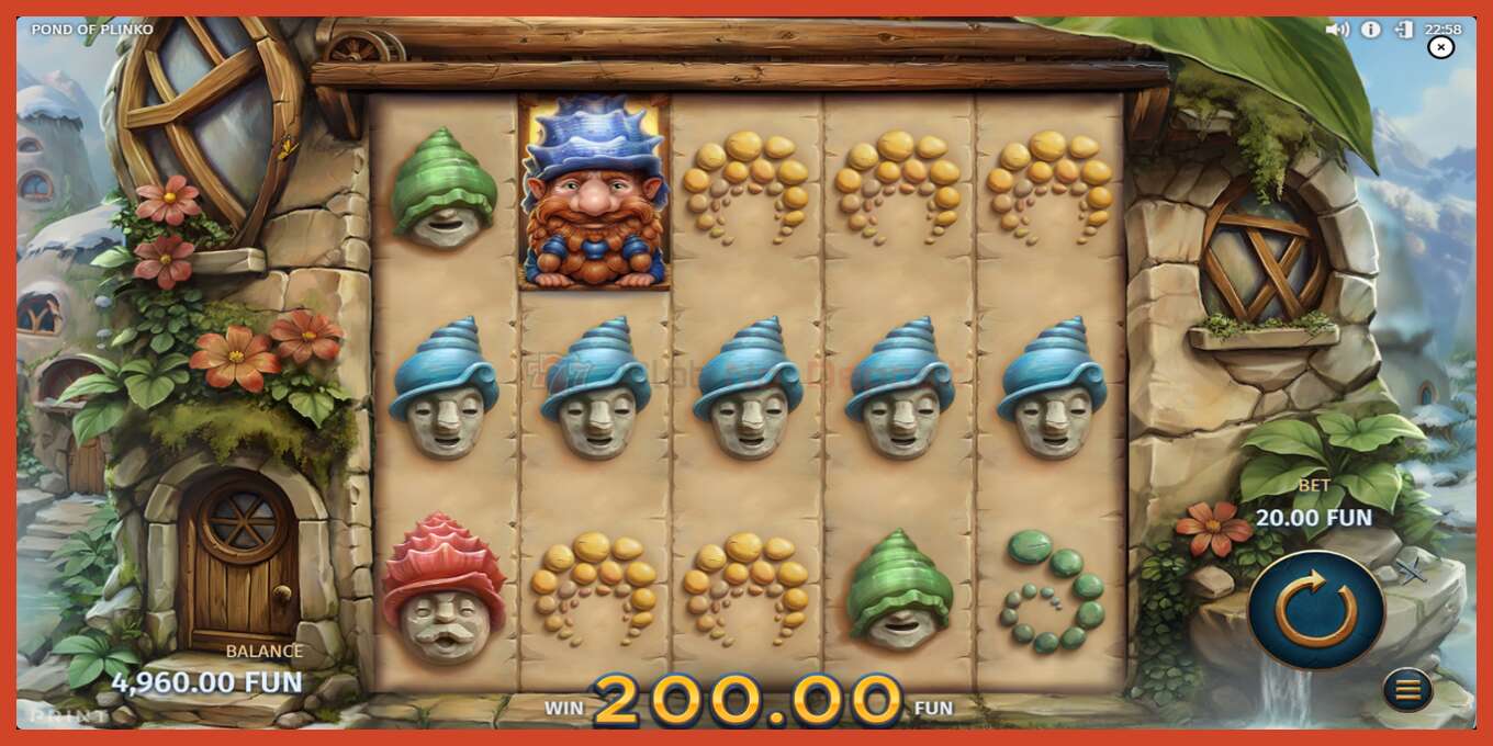 Slot screenshot: Pond of Plinko no deposit, number - 4