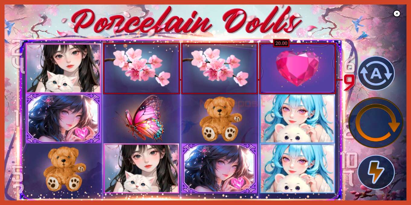 Slot screenshot: Porcelain Dolls no deposit, number - 3