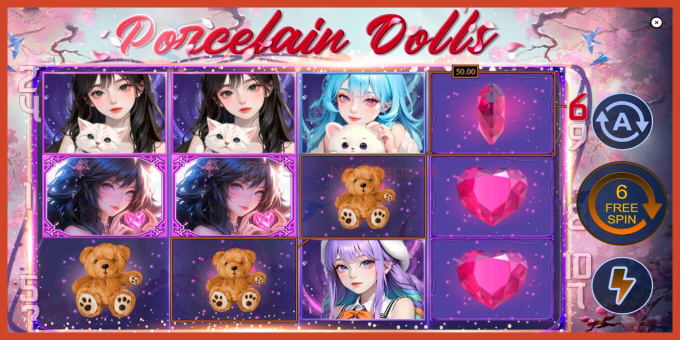 Slot screenshot: Porcelain Dolls no deposit, number - 4