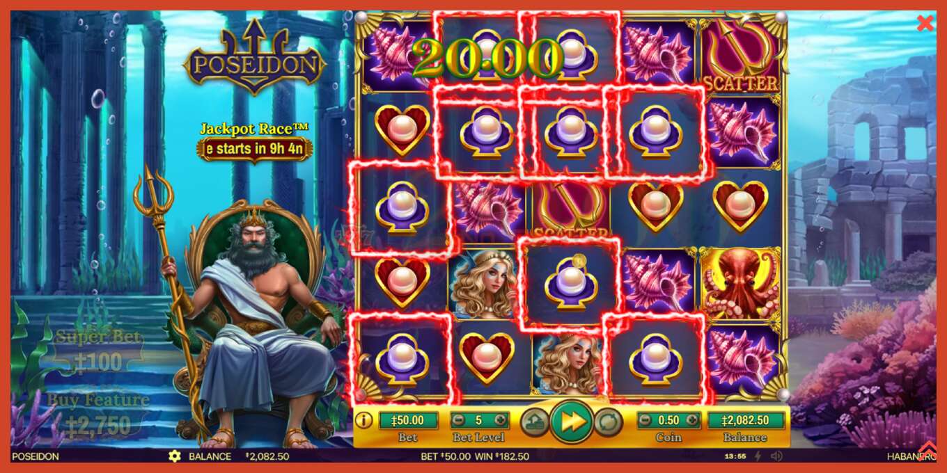 Slot screenshot: Poseidon no deposit, number - 4