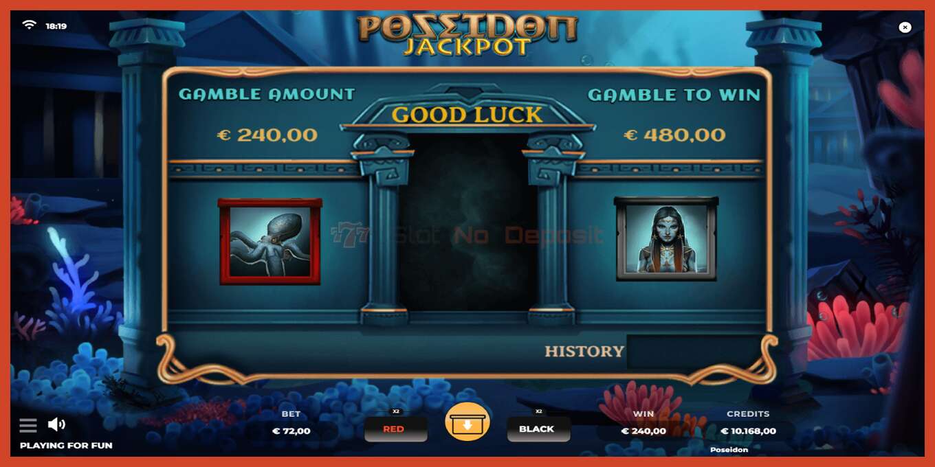 Zrzut ekranu slotu: Poseidon Jackpot bez depozytu, numer - 3