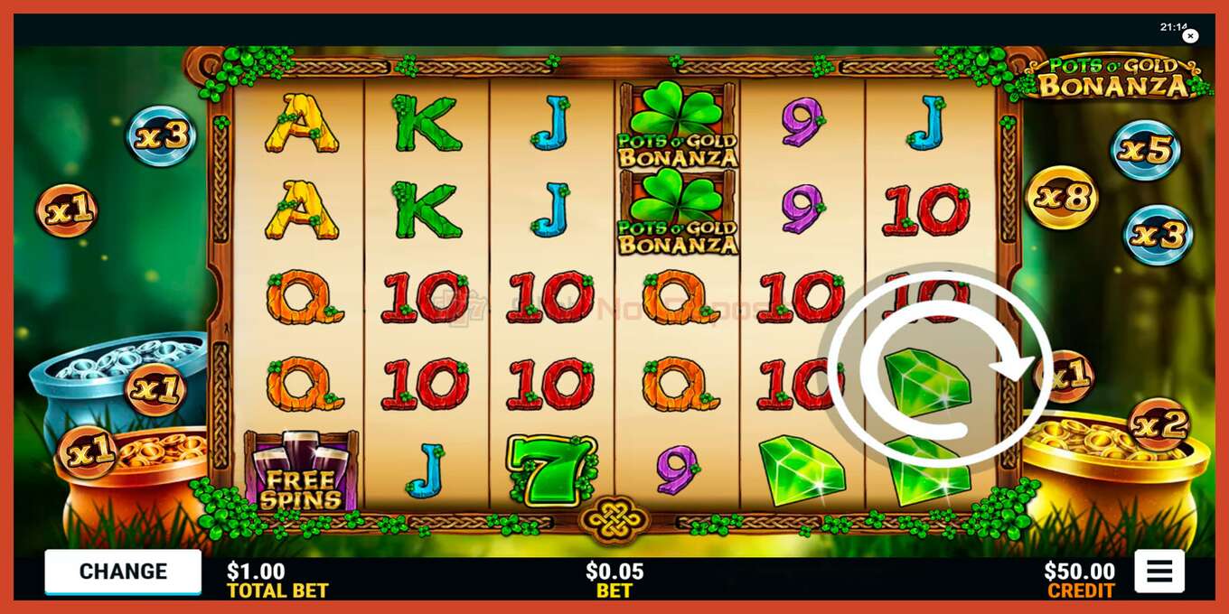 Slot skrinshoti: Pots O Gold Bonanza depozit yoq, raqam - 1