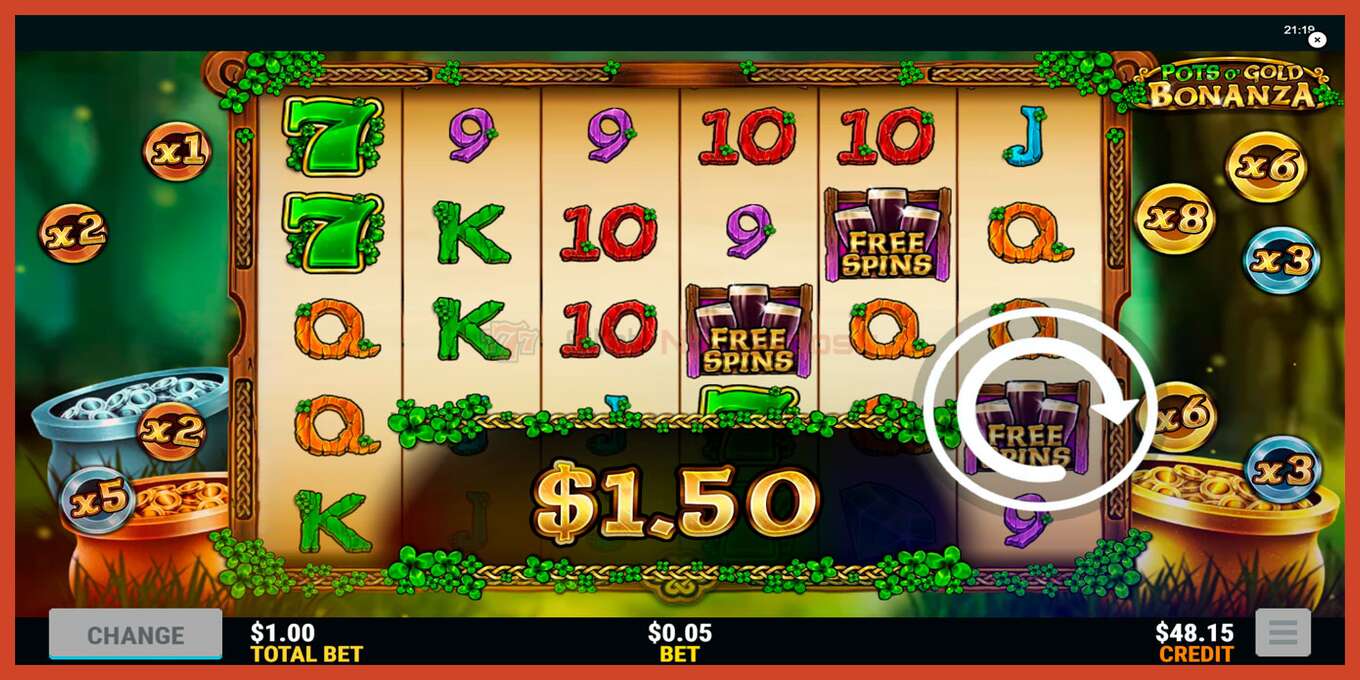 Slot skrinshoti: Pots O Gold Bonanza depozit yoq, raqam - 4