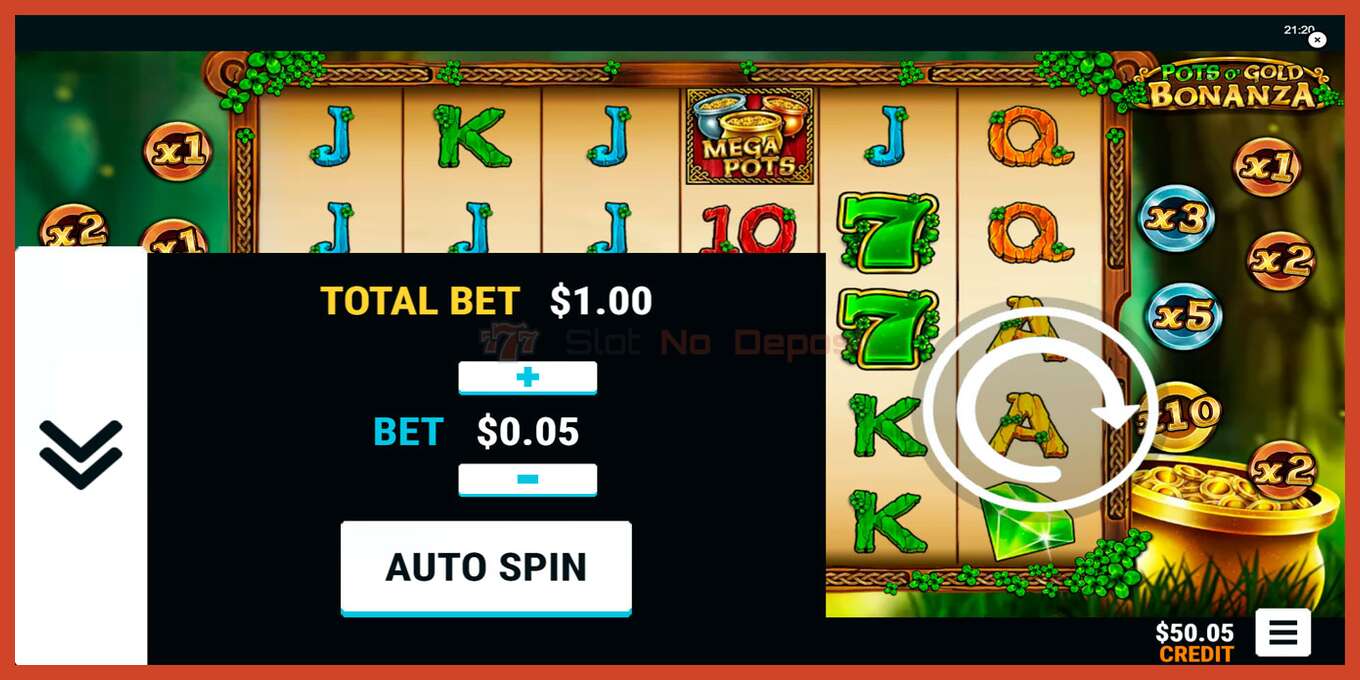 Slot skrinshoti: Pots O Gold Bonanza depozit yoq, raqam - 7