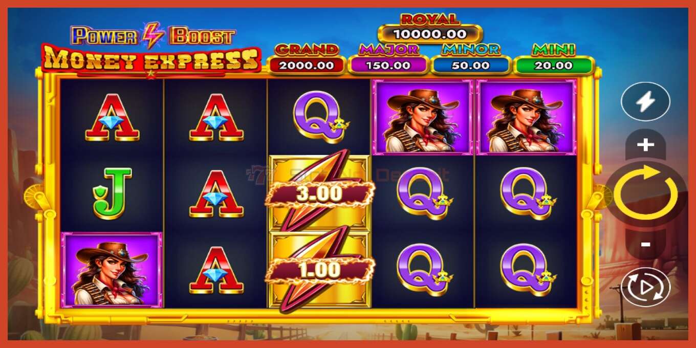 Slot screenshot: Power Boost: Money Express no deposit, number - 1