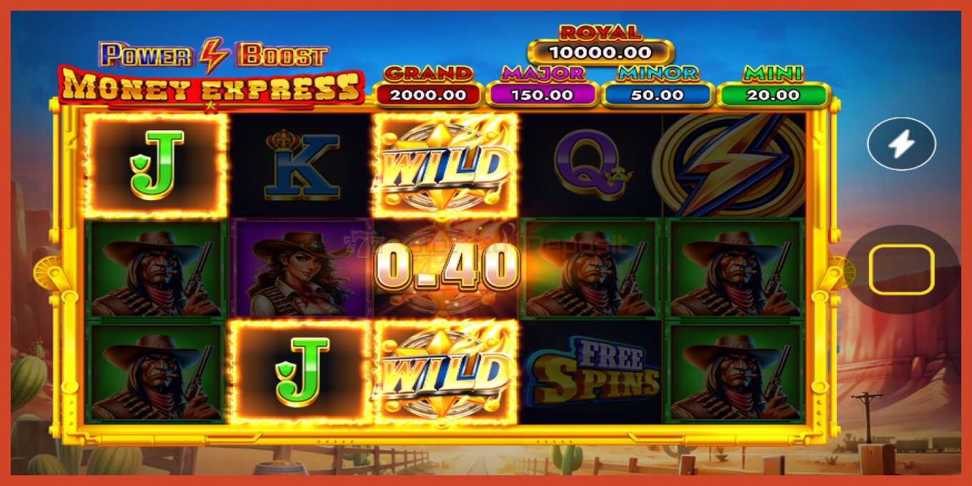 Slot screenshot: Power Boost: Money Express no deposit, number - 3