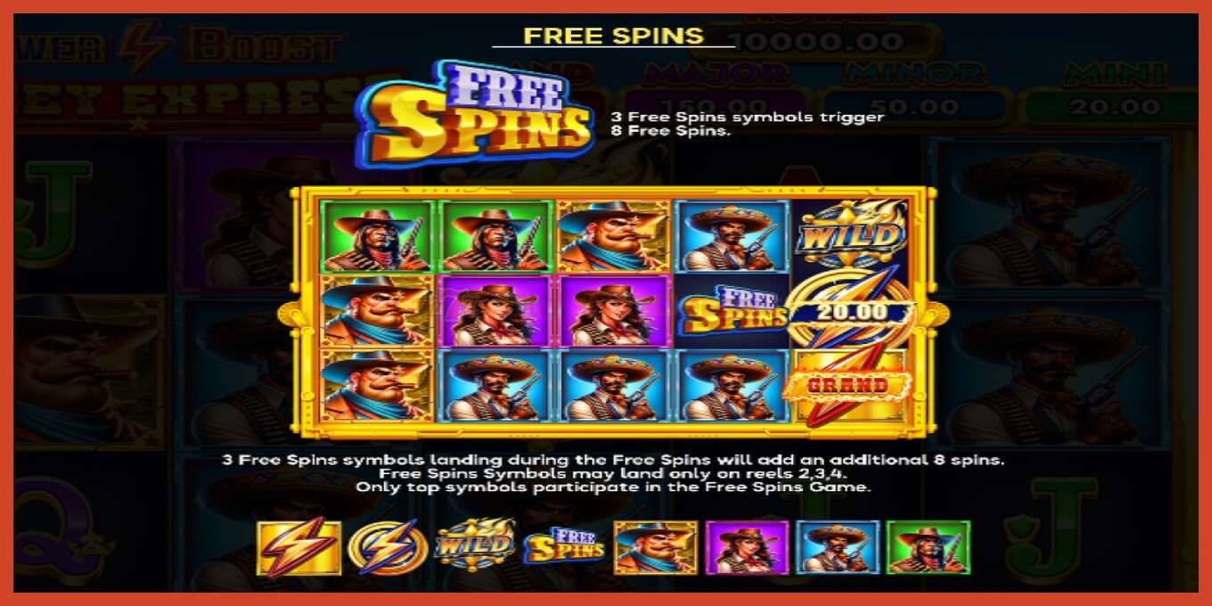 Slot screenshot: Power Boost: Money Express no deposit, number - 5