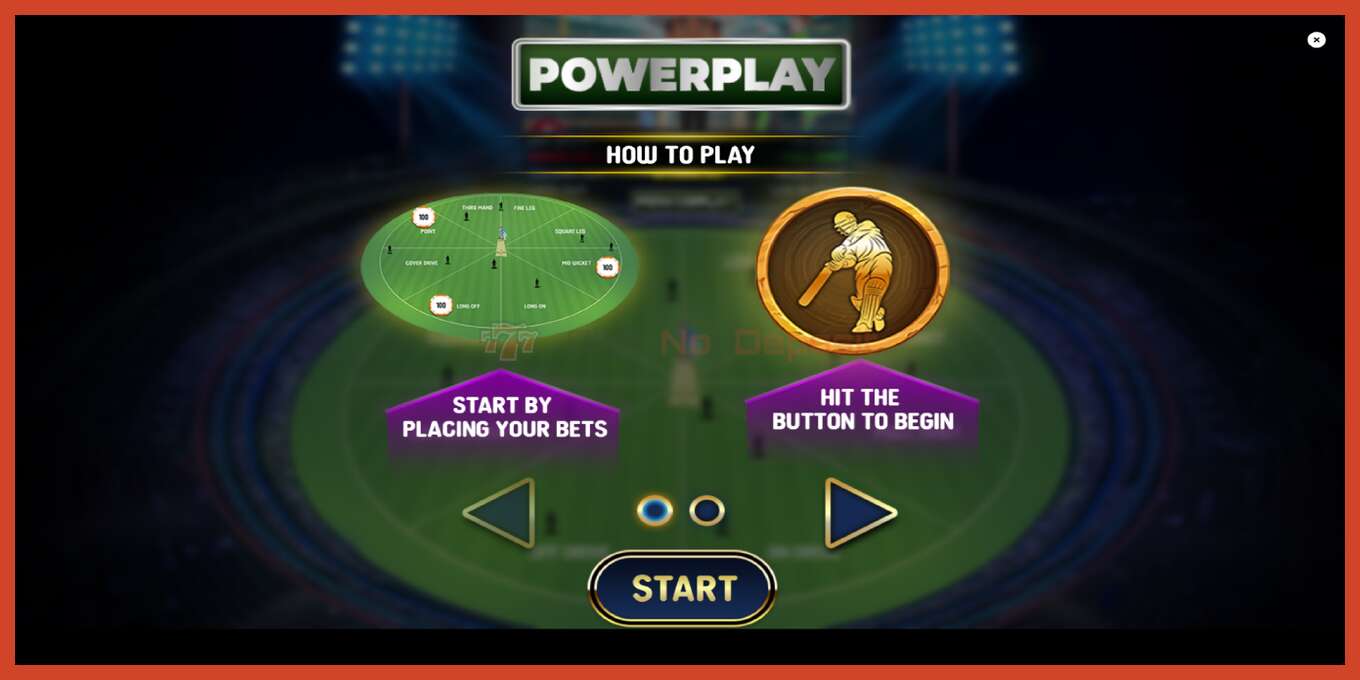 Slot screenshot: Power Play no deposit, number - 1