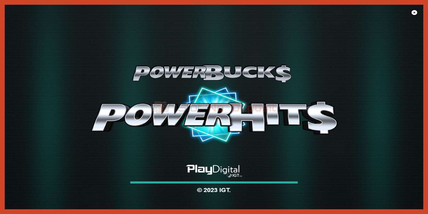 Captura de pantalla do slot: PowerBucks PowerHits sen depósito, número - 1