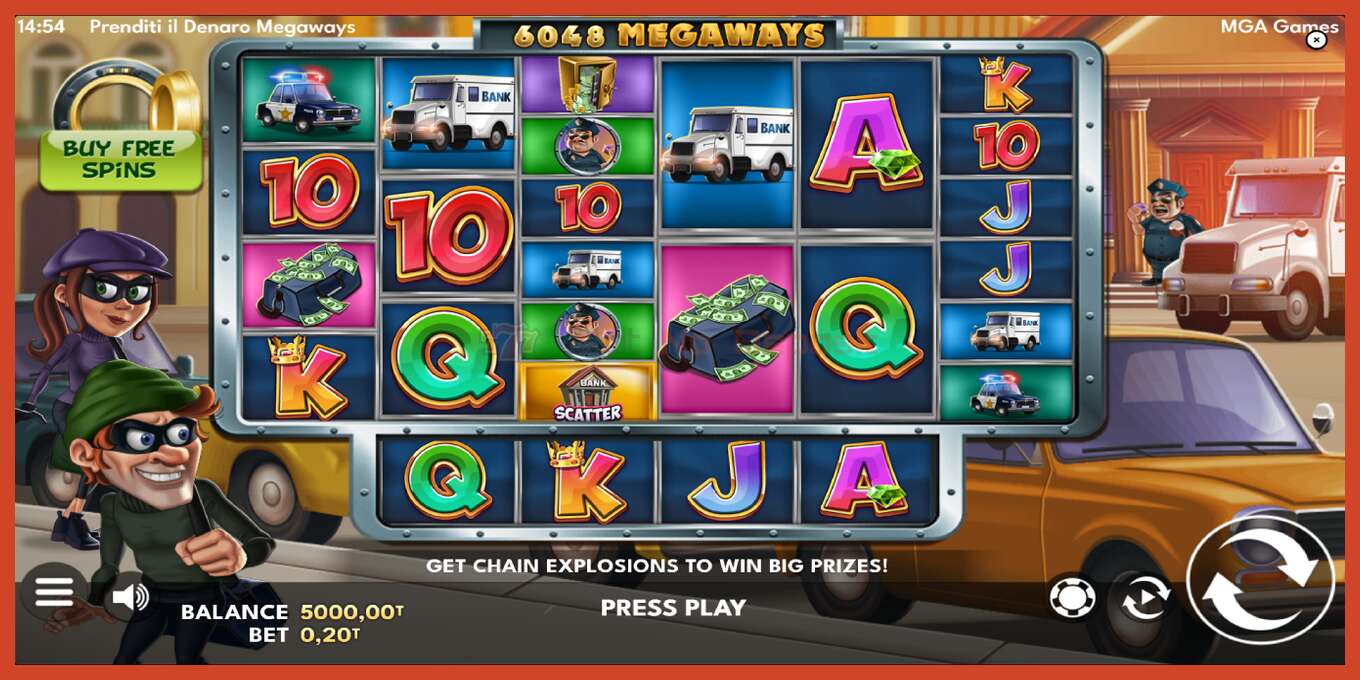 Slot screenshot: Prenditi il Denaro Megaways no deposit, number - 2