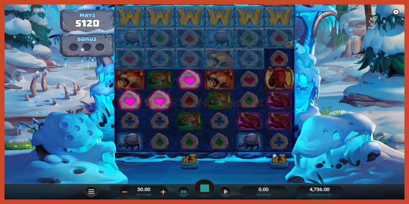 Slot screenshot: Primal Times Dream Drop no deposit, number - 3