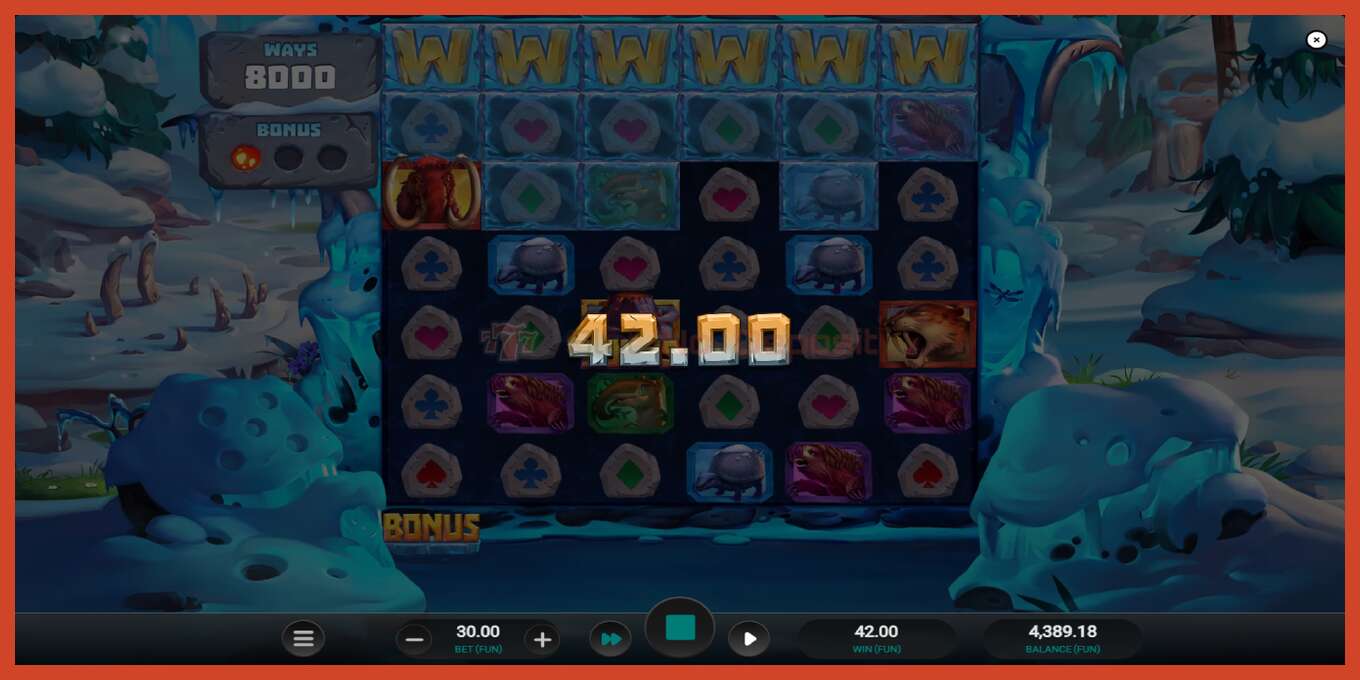 Slot screenshot: Primal Times Dream Drop no deposit, number - 4