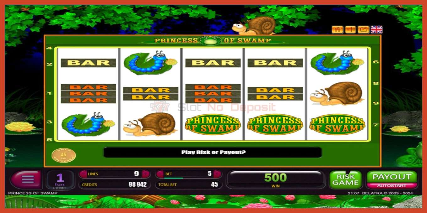 Slot screenshot: Princess of Swamp no deposit, number - 3