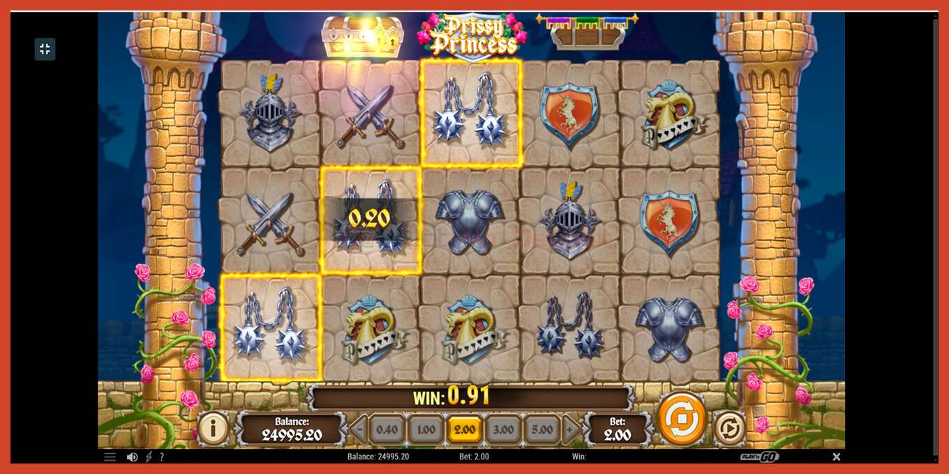 Slot screenshot: Prissy Princess no deposit, number - 3