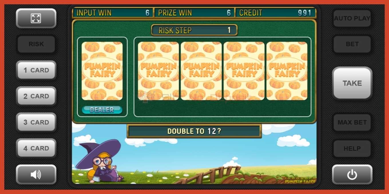 Slot screenshot: Pumpkin Fairy no deposit, number - 3