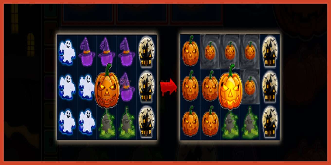 Slot screenshot: Pumpkin Horror no deposit, number - 5