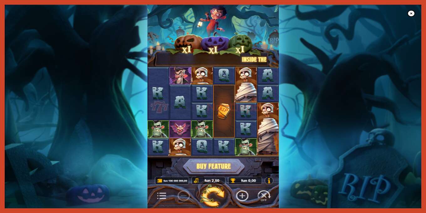 Slot screenshot: Pumpkin Night no deposit, number - 2