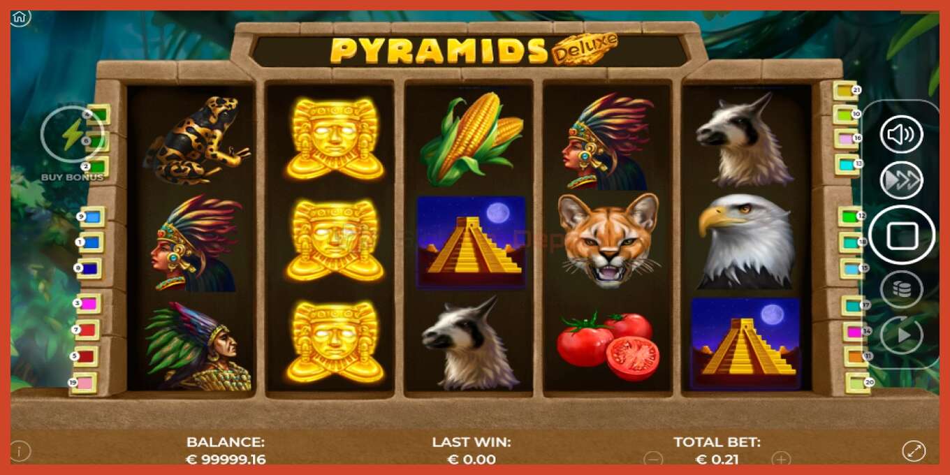 Slot screenshot: Pyramids Deluxe no deposit, number - 3