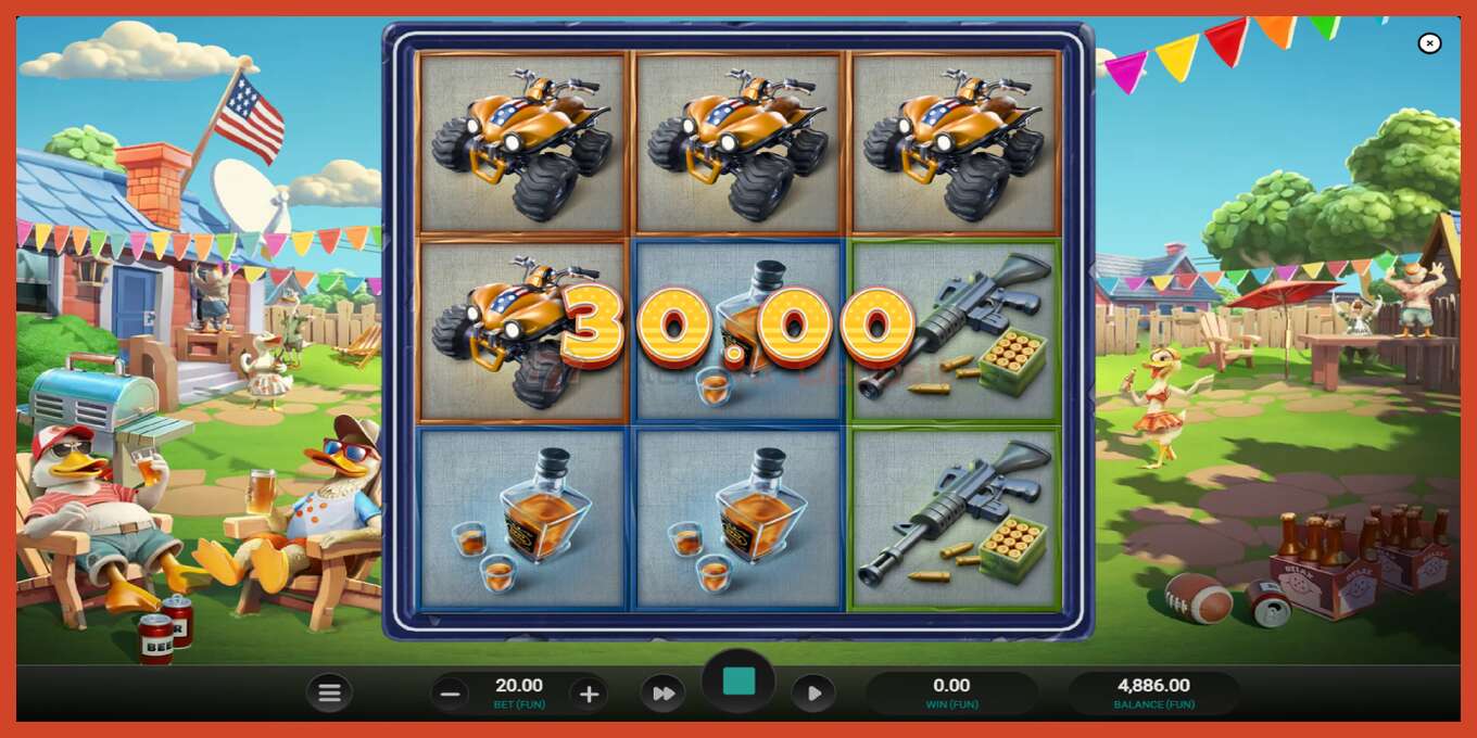 Slot screenshot: Quackin Reels no deposit, number - 4