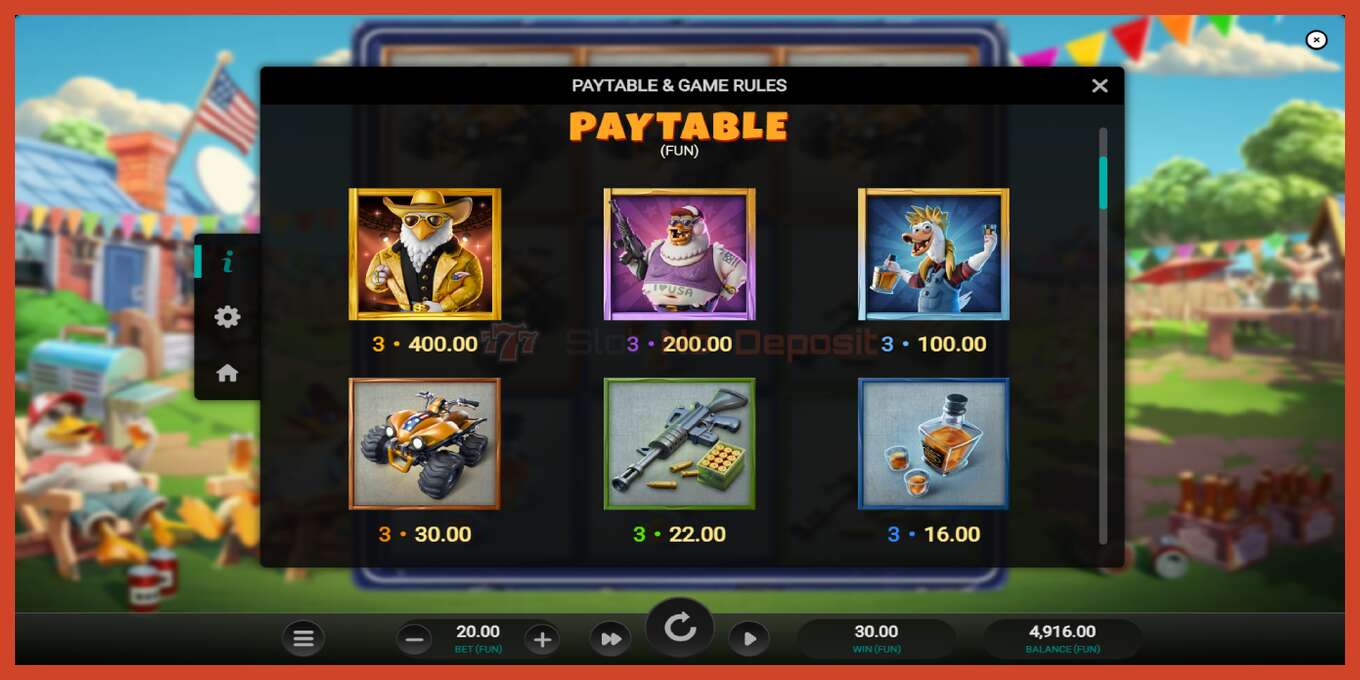 Slot screenshot: Quackin Reels no deposit, number - 5