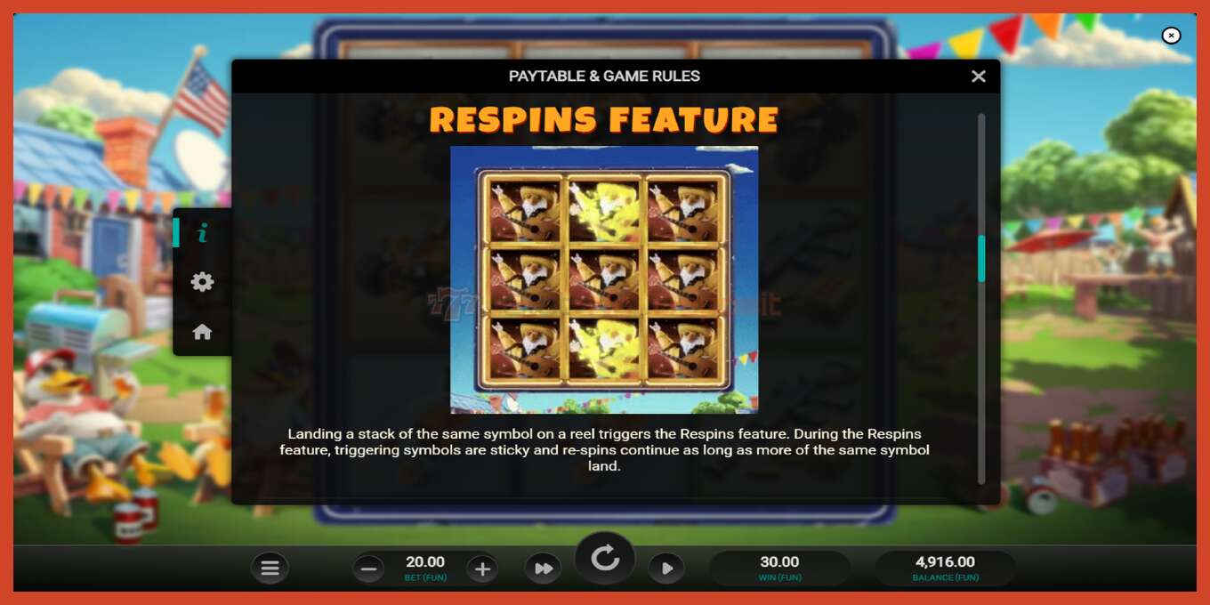 Slot screenshot: Quackin Reels no deposit, number - 7