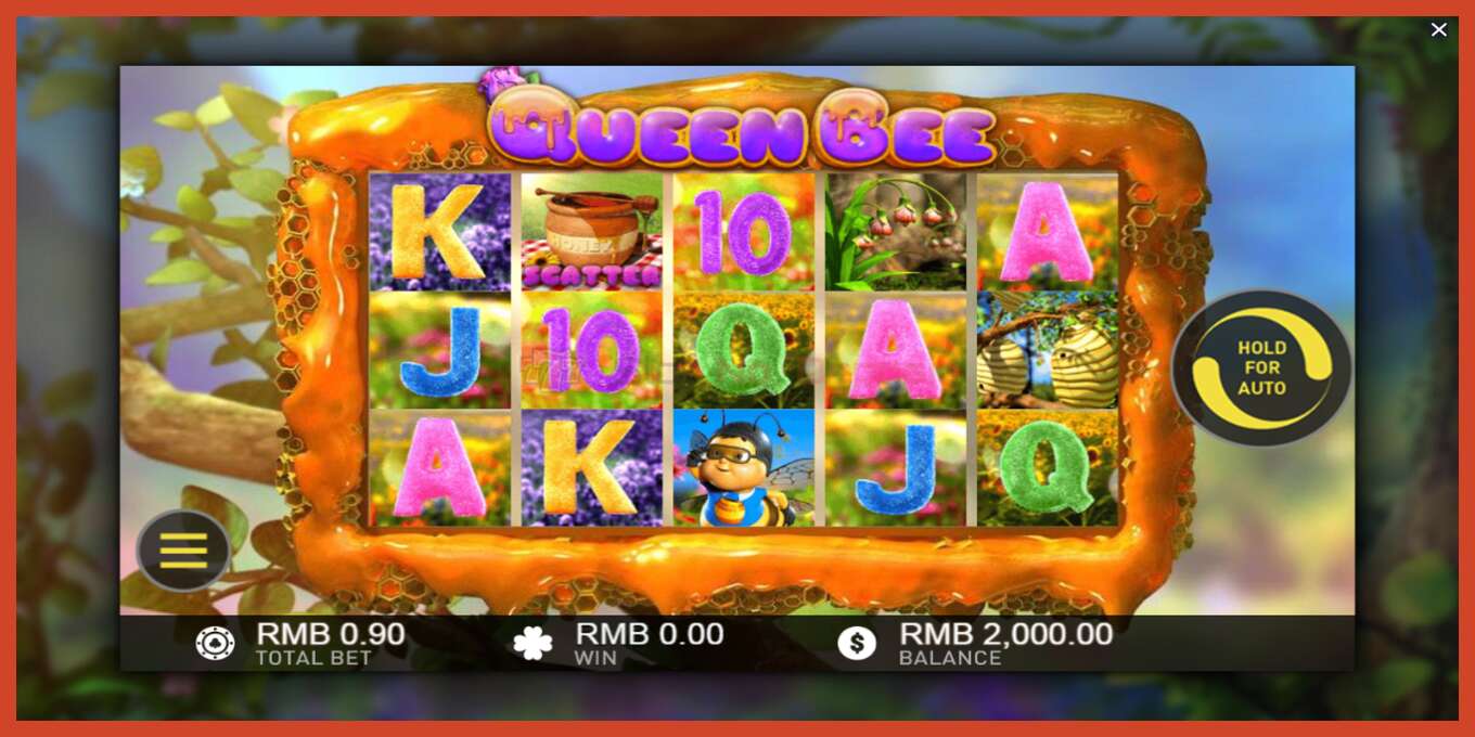 Slot screenshot: Queen Bee no deposit, number - 2