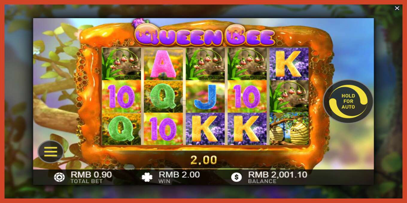 Slot screenshot: Queen Bee no deposit, number - 3