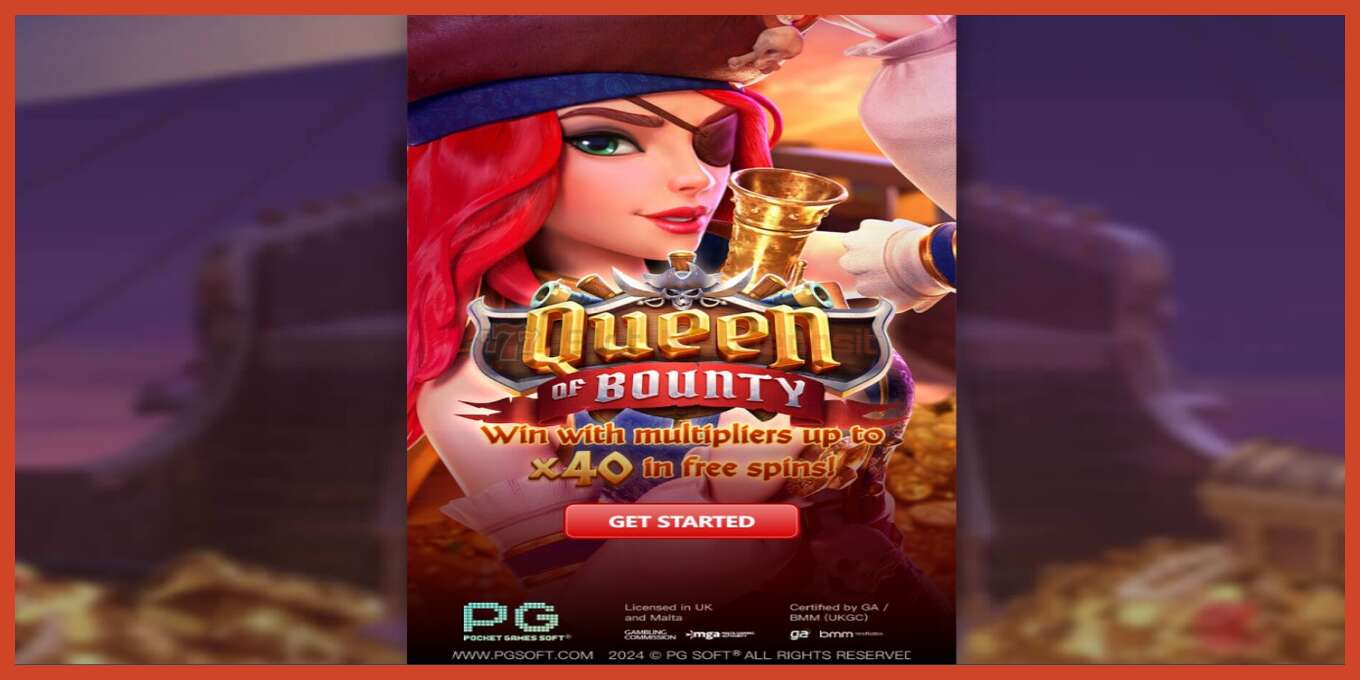 Slot screenshot: Queen of Bounty no deposit, number - 1