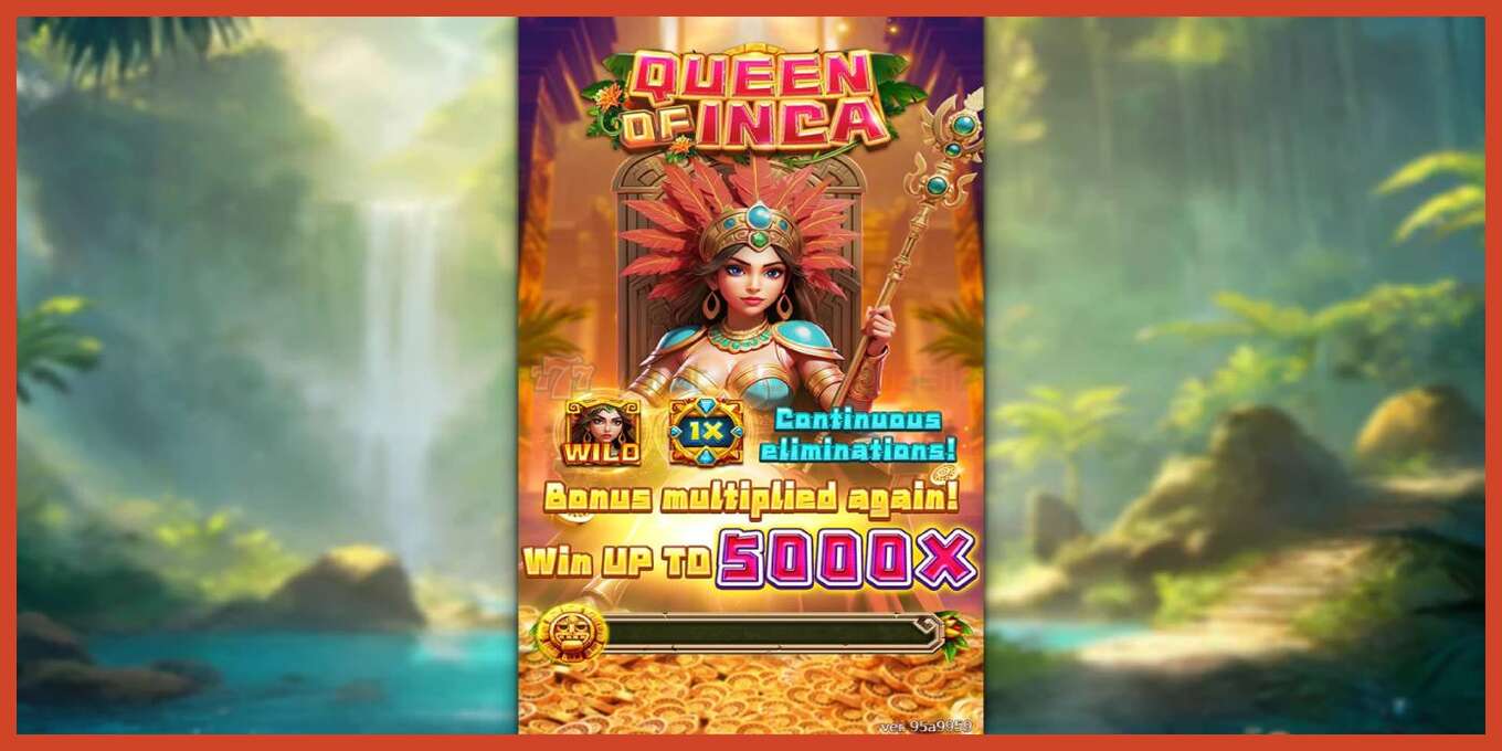 Slot screenshot: Queen of Inca no deposit, number - 1